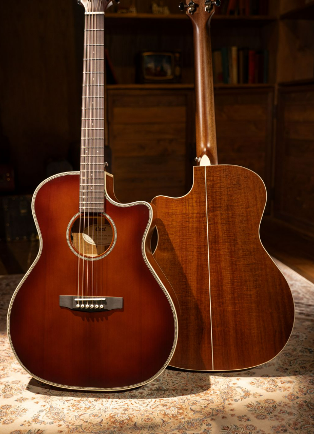 Thumbnail: Cort Essence GA4 Special, Brown Burst Semi-Gloss Electro Acoustic Guitar