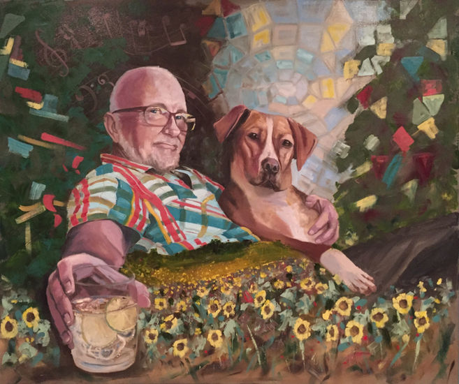Oil painting by Karen Wride