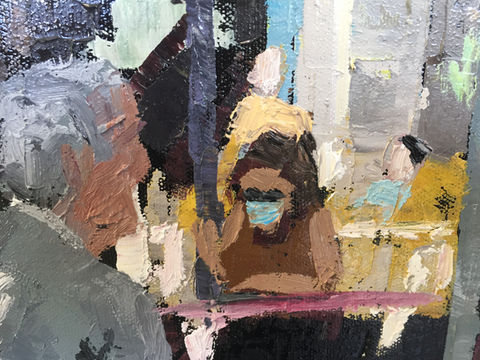 oil painting by Karen Wride