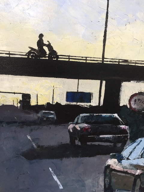oil painting by Karen Wride