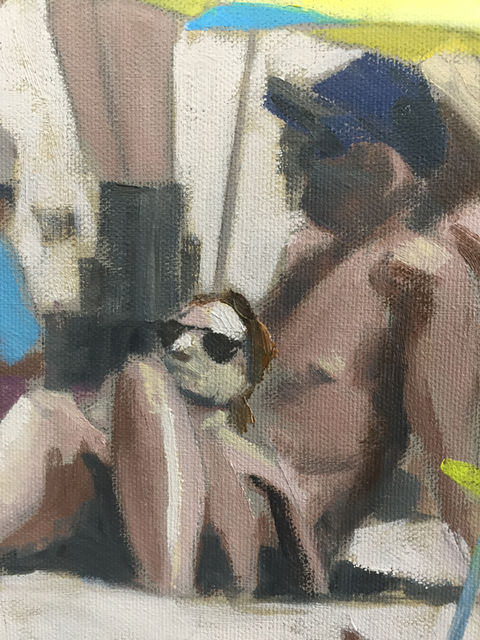 oil painting by Karen Wride