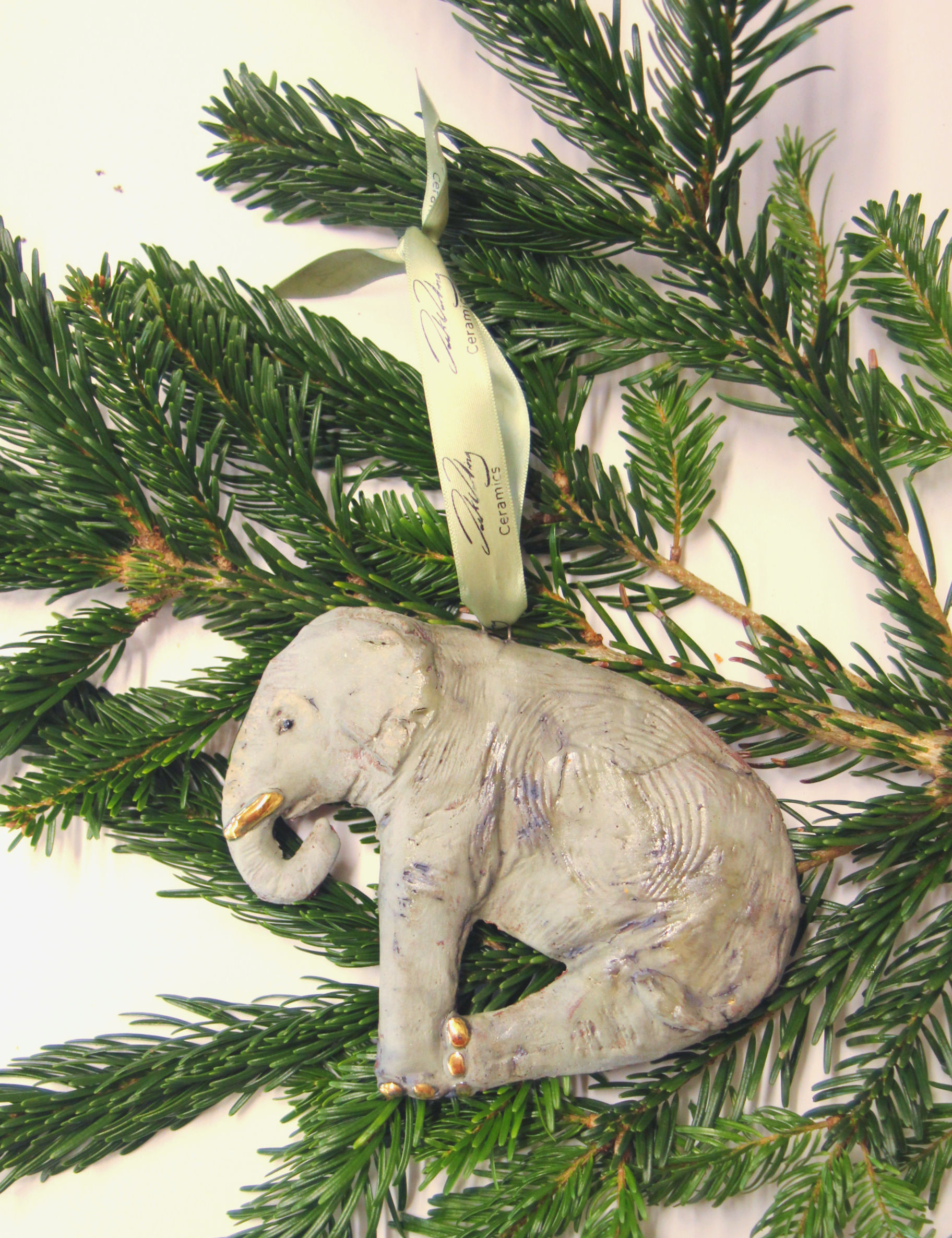 Sitting Asian Elephant, Decoration