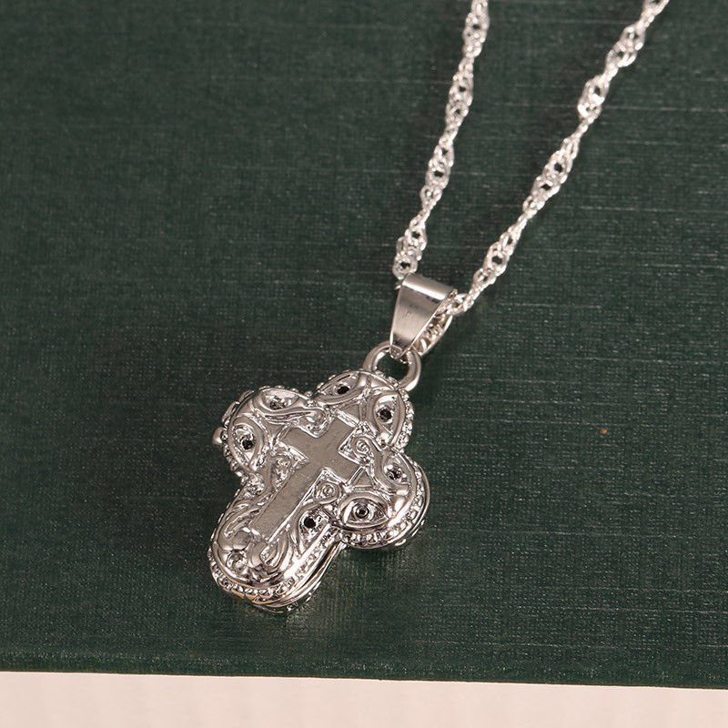 Miniatura: Collar Sarcofago CruZ Imantado