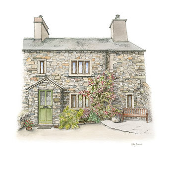Gally Cottage - Watercolour & Ink