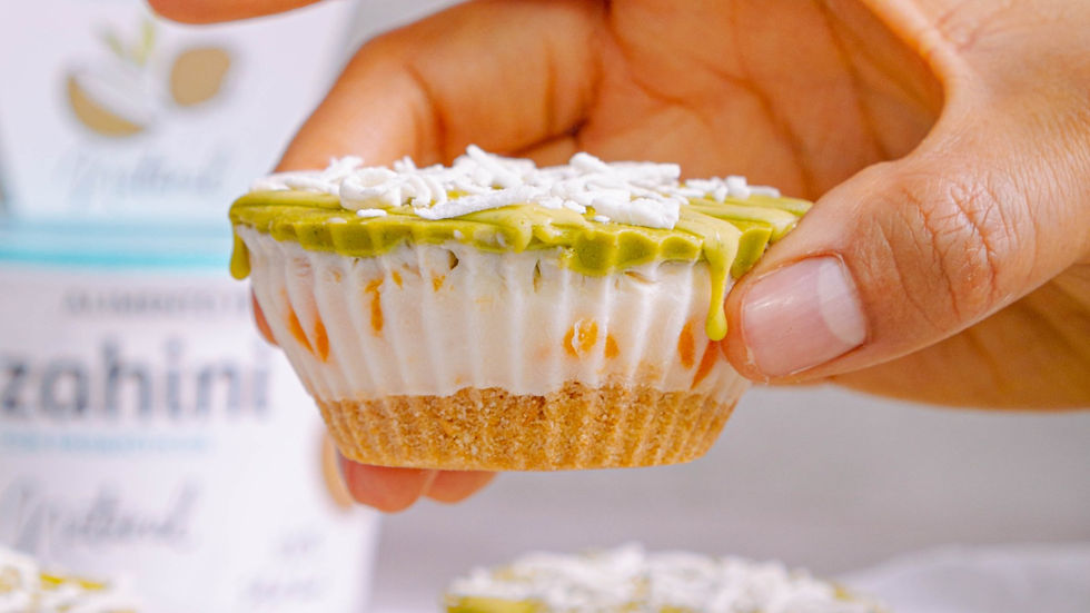 frozen cupcakes de yogurt con matcha