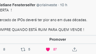 Pior mercado para IPO em 20 anos: Ruim para quem vende, bom para quem compra