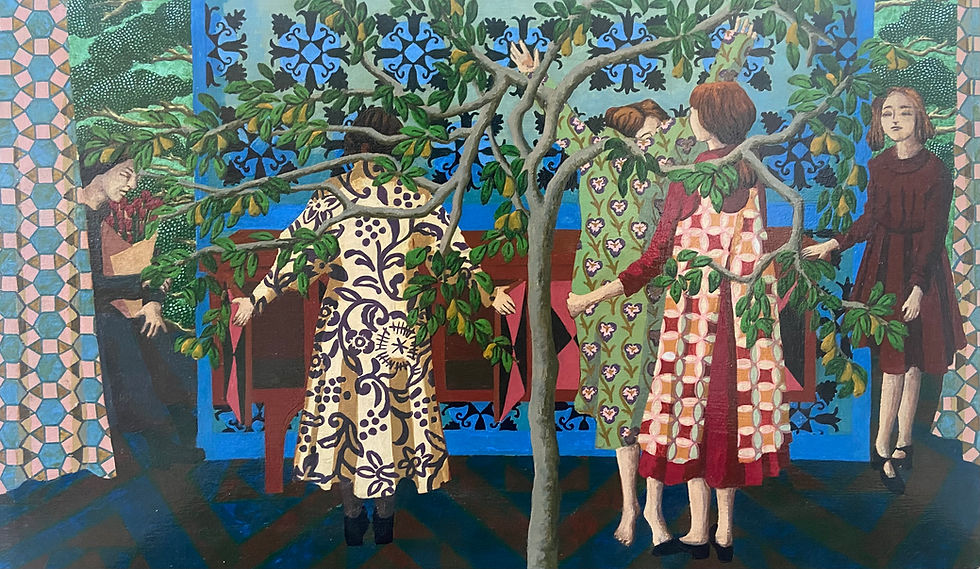 Fables - sold recently at ROSA Botanical Art Fair -4 May West Dean, with Natasha O'Kane, Sussex Contemporary Art