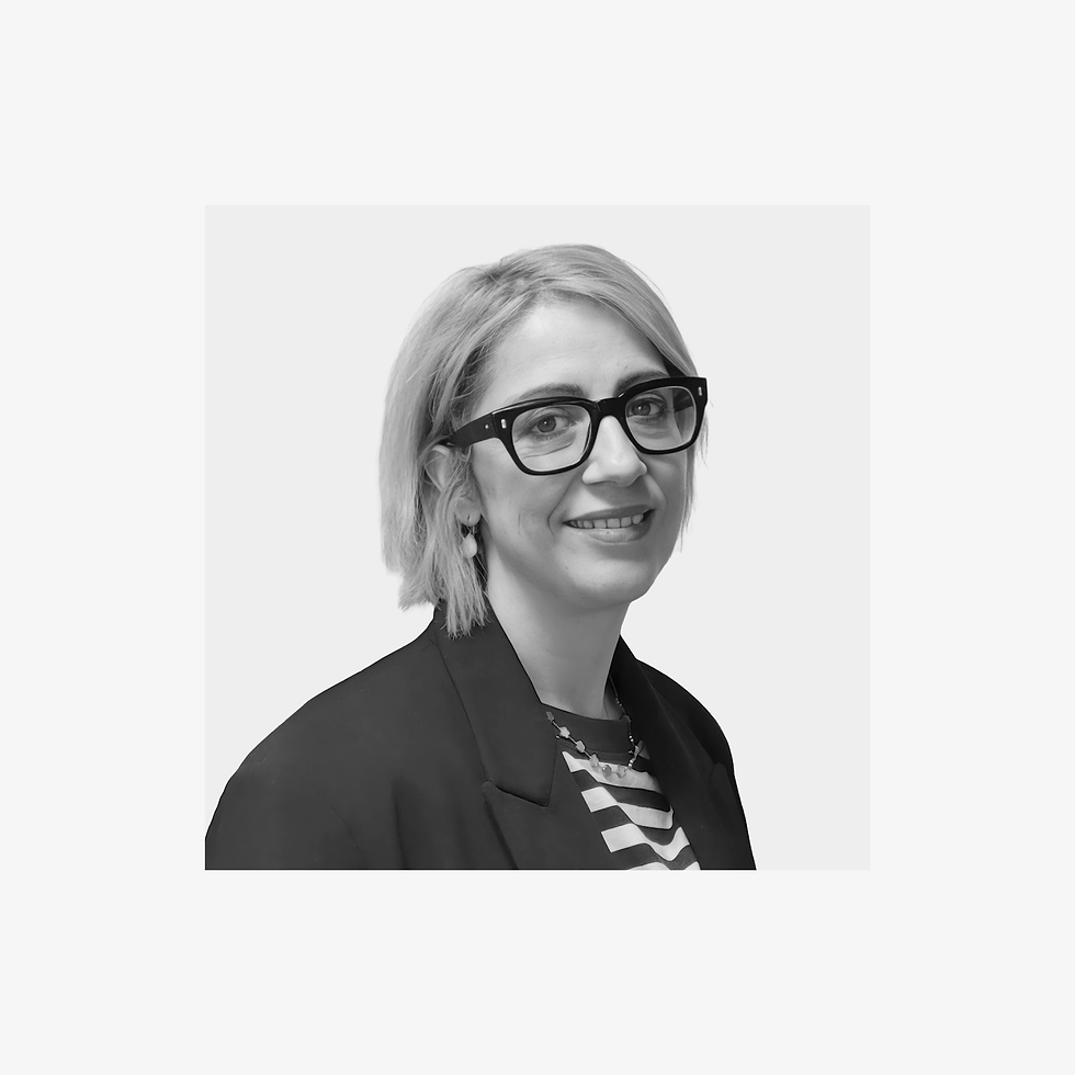 Professional black and white headshot of Davitt Jones Bould's Planning Partner, Chrisa Tsompani.
