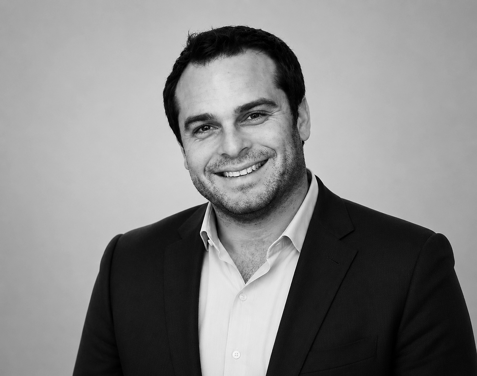 Black and White headshot of Chris Kerr, Head of ESG at Davitt Jones Bould