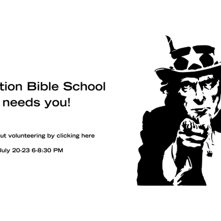 VBS Call for Volunteers