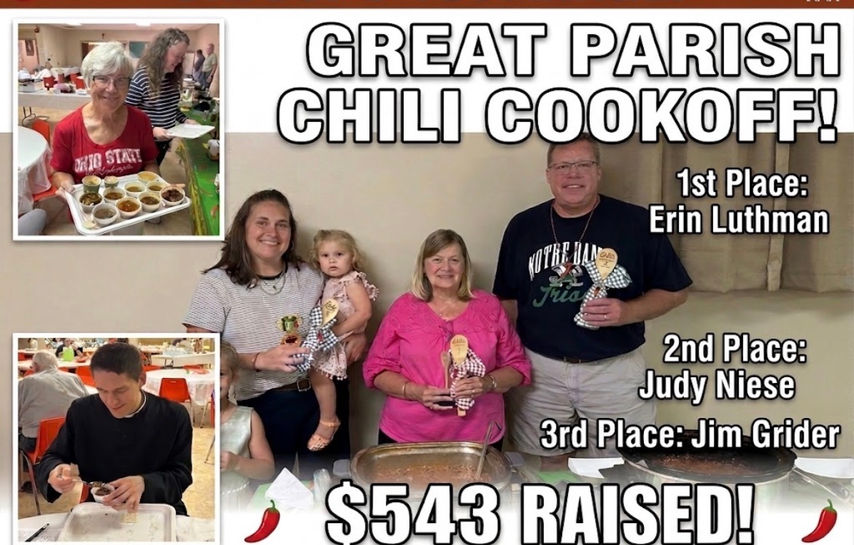 Great Parish Cook-Off at SMOW Results
