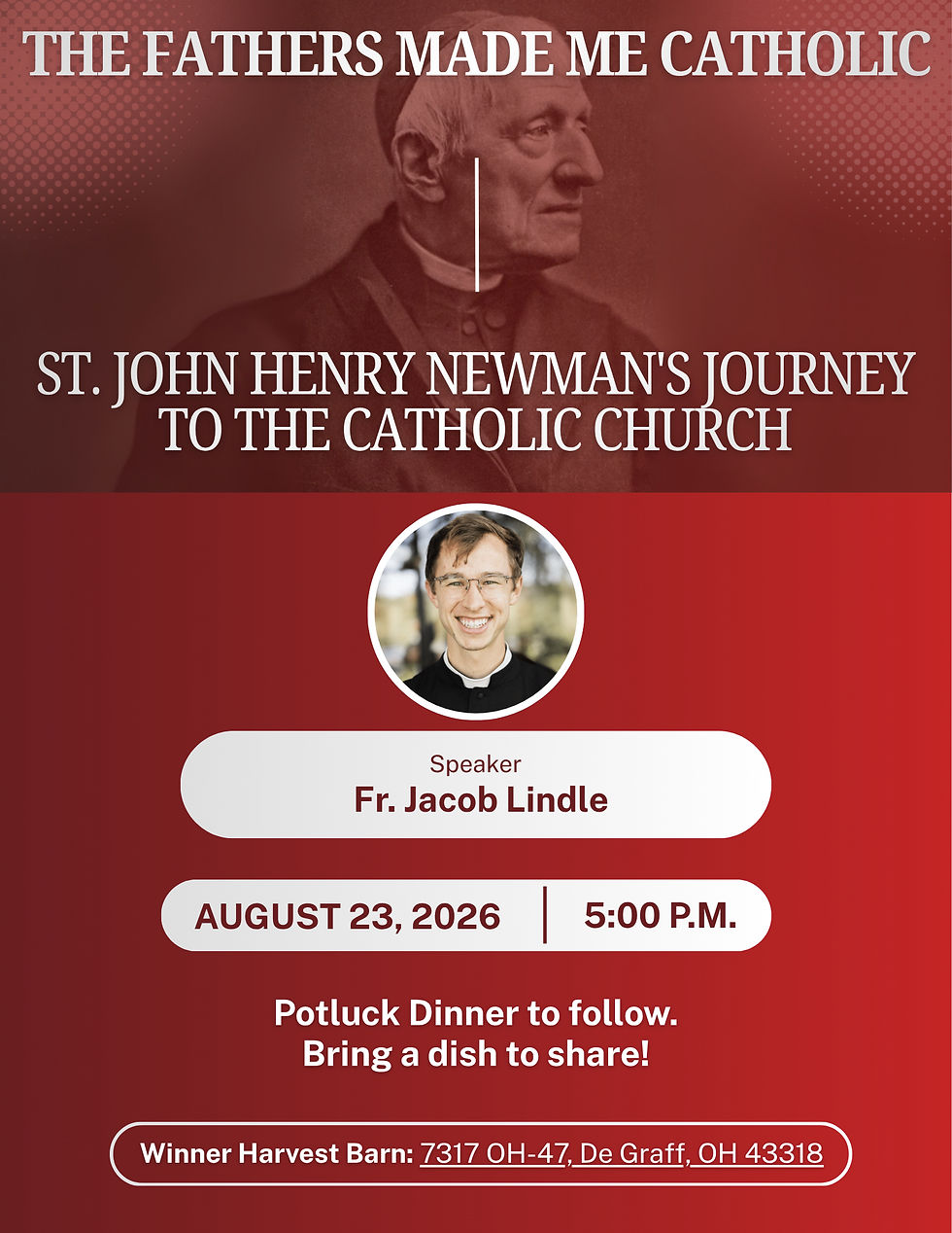 Speaker event with Fr. Lindle