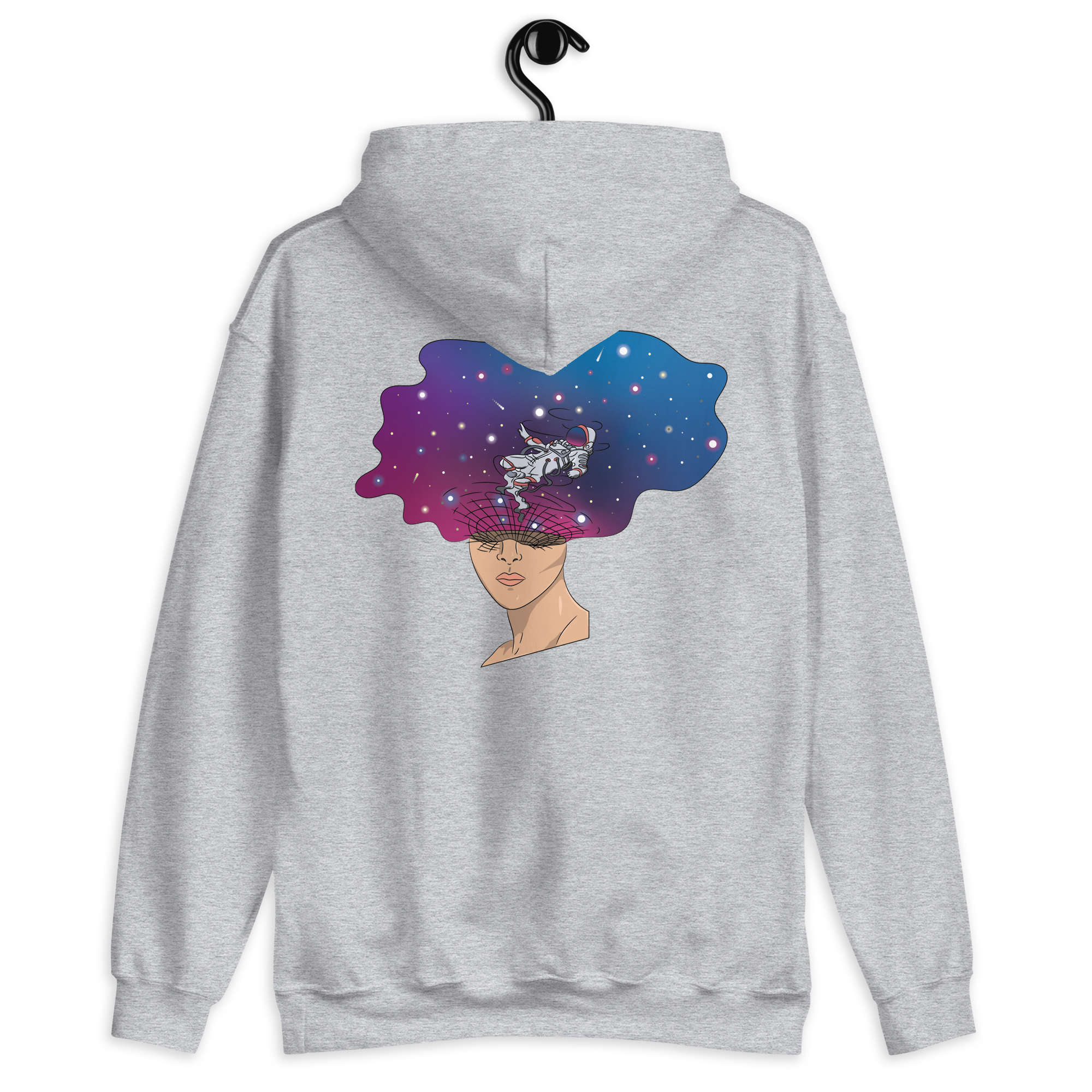 Hoodie Oversized Unisex Gris