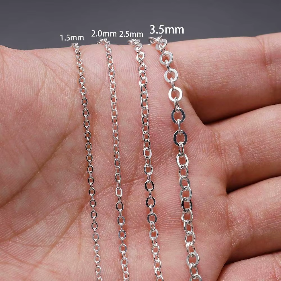 Thumbnail: 5 M/Lot Gold/Bronze Plated Necklace Chain for Jewelry Making Findings DIY Neckla