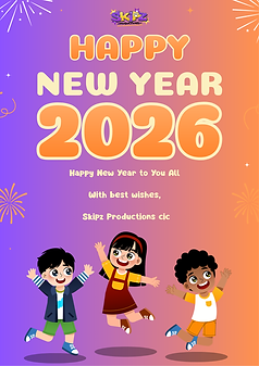 Blue And Orange Playful Happy New Year Poster (1).png