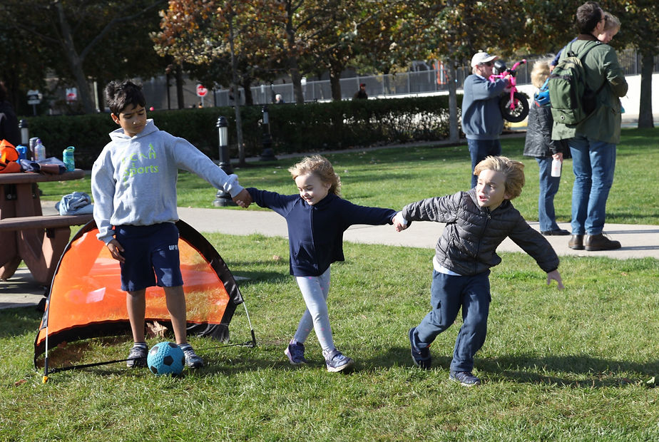 group of kids playing