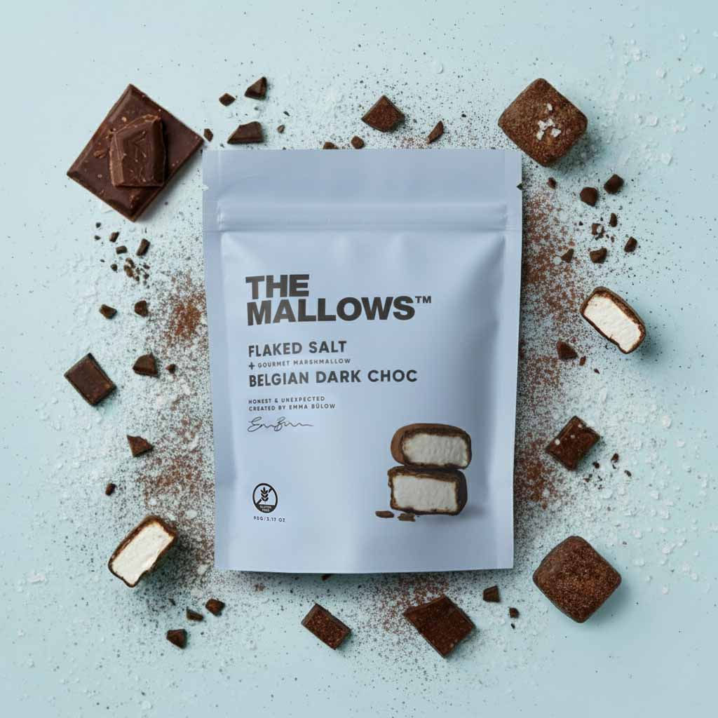 Flaked Salt Marshmallows | Pure Chocolade | The Mallows