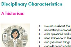 New Download Available: History Primary Disciplinary Knowledge - Characteristics and Curriculum Statements - Aidan Severs Consulting Education Consultant