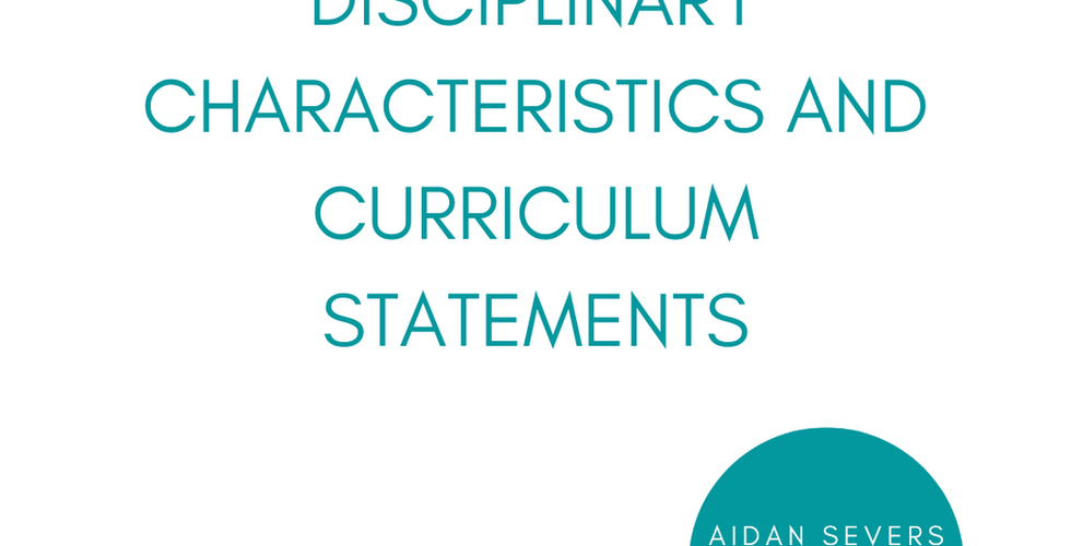 New Download Available: History Primary Disciplinary Knowledge - Characteristics and Curriculum Statements - Aidan Severs Consulting Education Consultant