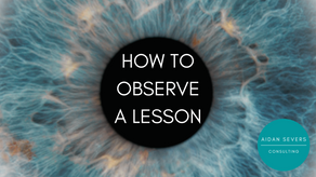 How To Observe A Lesson