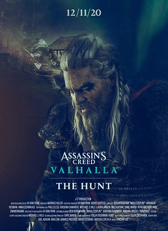 Assassins Creed Valhalla The Hunt Vi-Dan Tran Maul Cosplay T7pro Action Film Michael J. Hilli Markus Hiller Darc Mavid