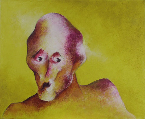 "(Almost) Fearless II", painting by Christian J. Cordier, 2021.