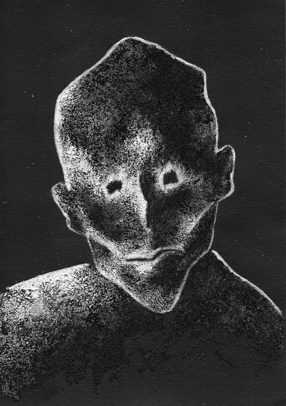 "Identification Trouble IV", painting by Christian J. Cordier, 2020.