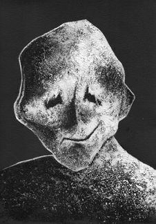 "Identification Trouble II", painting by Christian J. Cordier, 2020.