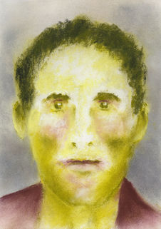 "Next To Silence III", pastel drawing by Christian J. Cordier, 2025.