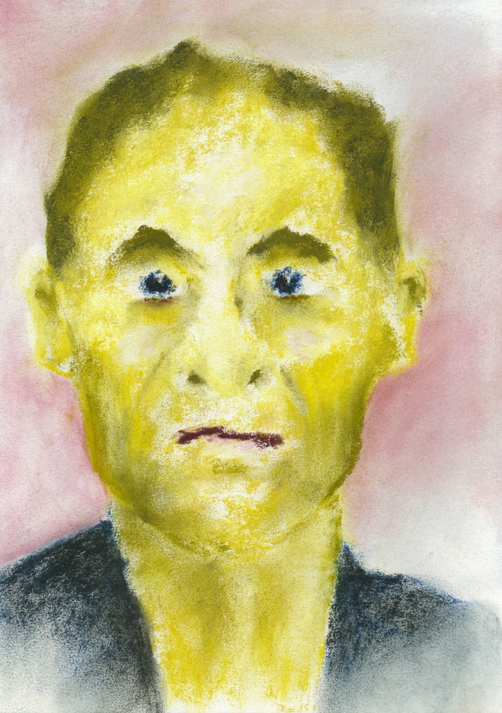 "Next To Silence V", pastel drawing by Christian J. Cordier, 2025.