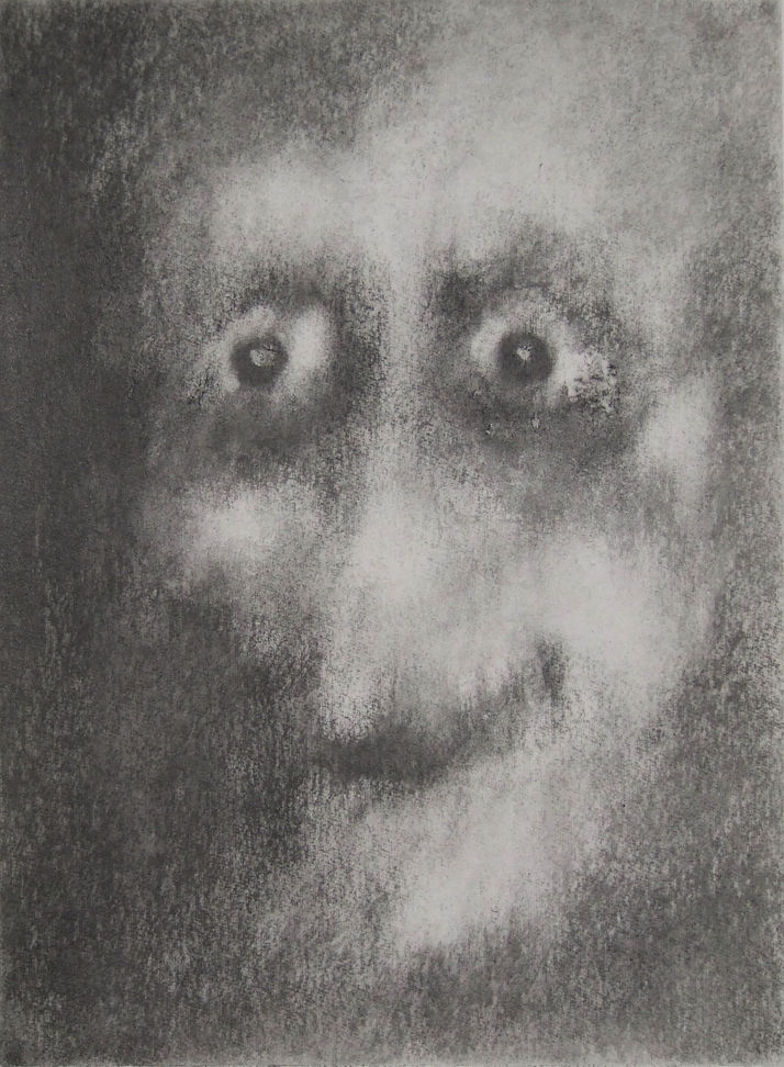 "Tuesday's Ghost III", drawing by Christian J. Cordier, 2022.