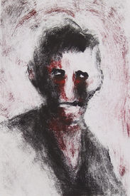 "More Than Time II", monotype by Christian J. Cordier, 2021.
