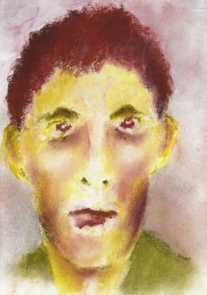 "Next To Silence I", pastel drawing by Christian J. Cordier, 2025.