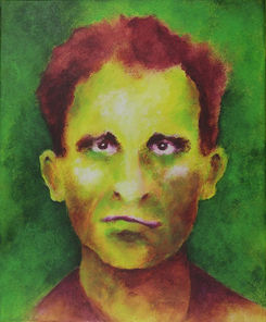 "Insomnia IV", painting by Christian J. Cordier, 2023.