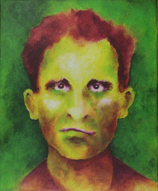 "Insomnia IV", painting by Christian J. Cordier, 2023.