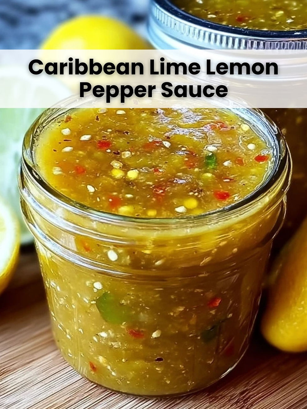 Caribbean Lime Lemon Pepper Sauce