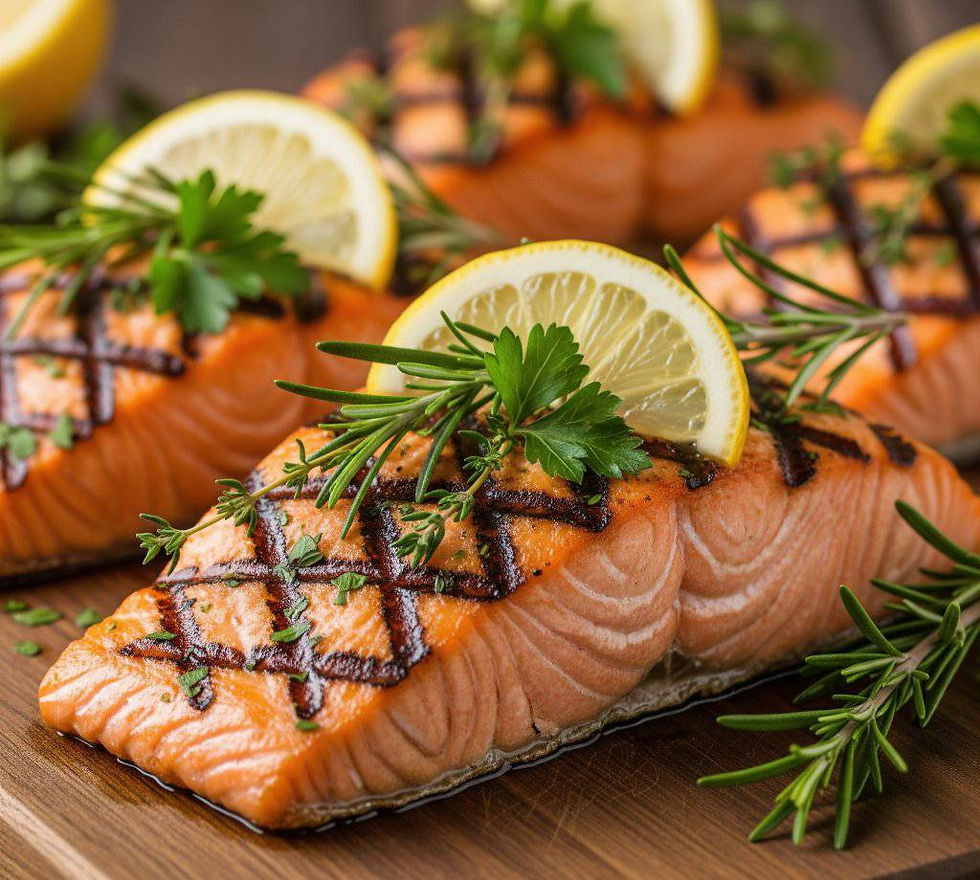 Lemon Herb Grilled Salmon