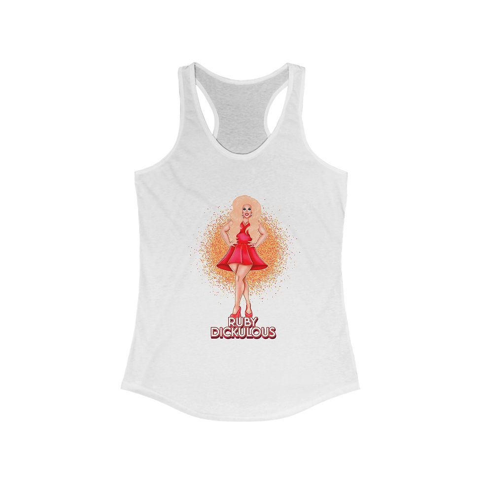 Thumbnail: Ruby Dickulous Women's Ideal Racerback Tank