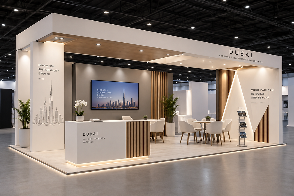 Innovative Exhibition Stand Design in Dubai for Modern Brand Experiences