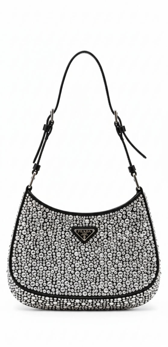 Prada Satin Crystal Cleo