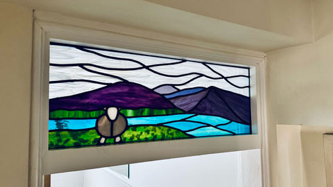 Herdwick Sheep Bathroom Transom