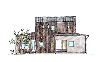 かねこ建築製作所_注文住宅_大人の時間と大人の小屋_羽生美の家 イラスト.png