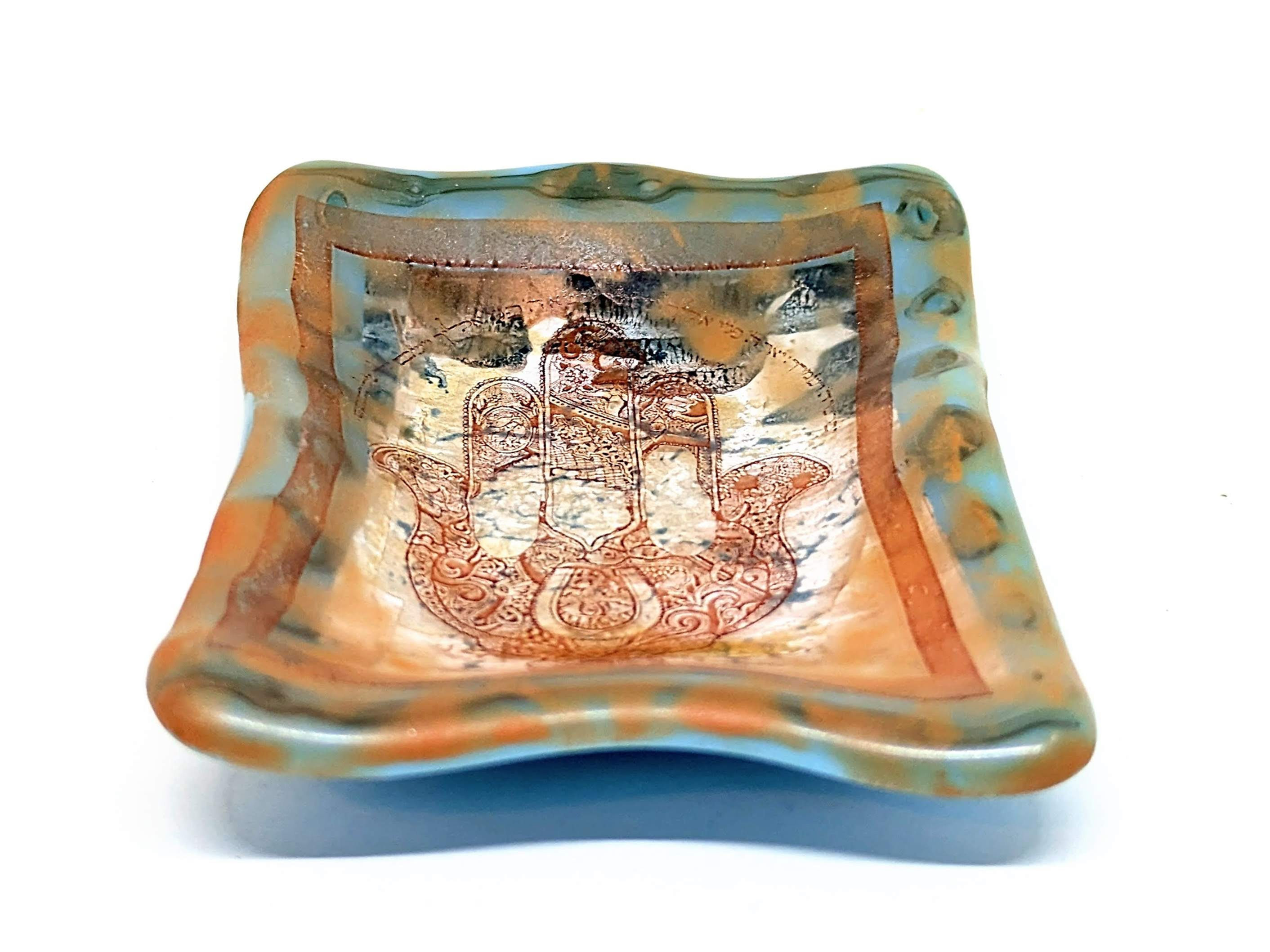 Hamsa dish - multicolor