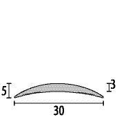 Miniaturbild: Küberit 460M Übergangsprofile, mit glatter Oberfläche, mittig versenkt 270cm