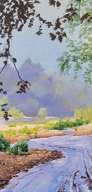 Misty Morning River