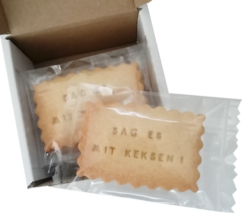 Sag es mit Keksen!