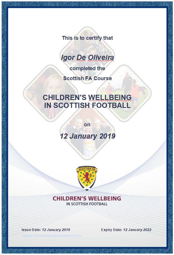Scottish FA CW