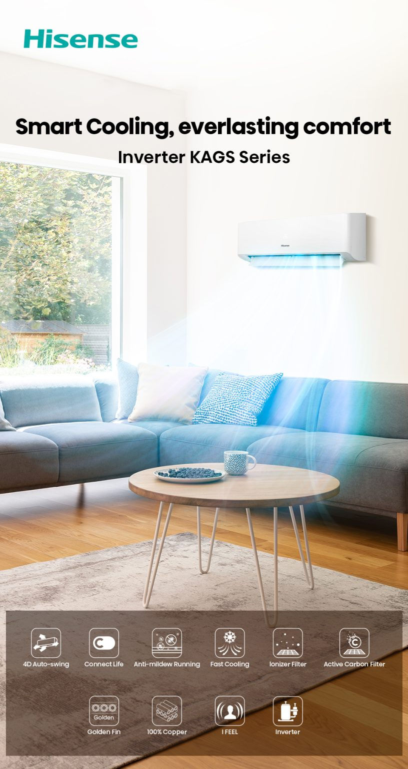 Thumbnail: Hisense 2.0HP AI20KAGS R32 Inverter Air Conditioner