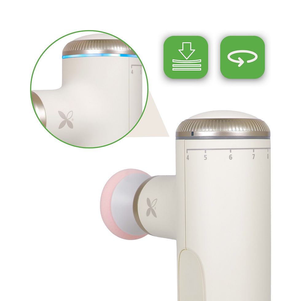 Sīktēls: Masāžas pistole PULSE mini, balta