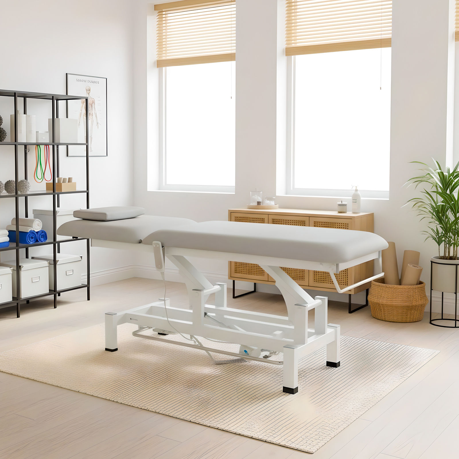 Kušete FORTIS 2, gaiša, ar rāmi, 68